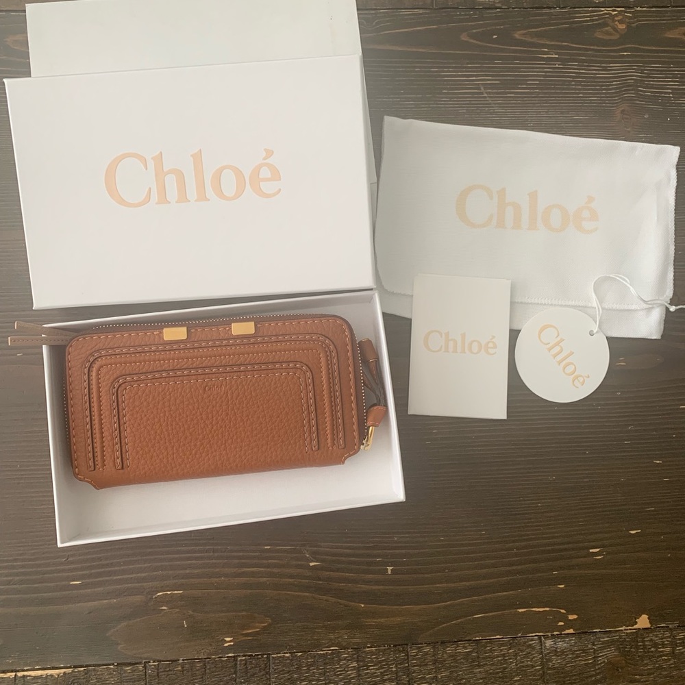 Chloe Marcie zip around wallet